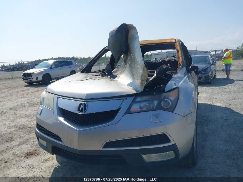 2012 Acura Mdx VIN: 2HNYD2H23CH004434 Lot: 12370796