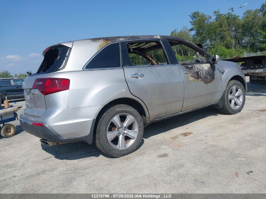 2012 Acura Mdx VIN: 2HNYD2H23CH004434 Lot: 12370796