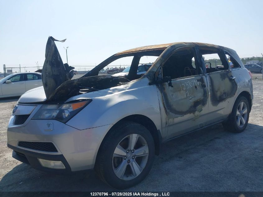 2012 Acura Mdx VIN: 2HNYD2H23CH004434 Lot: 12370796