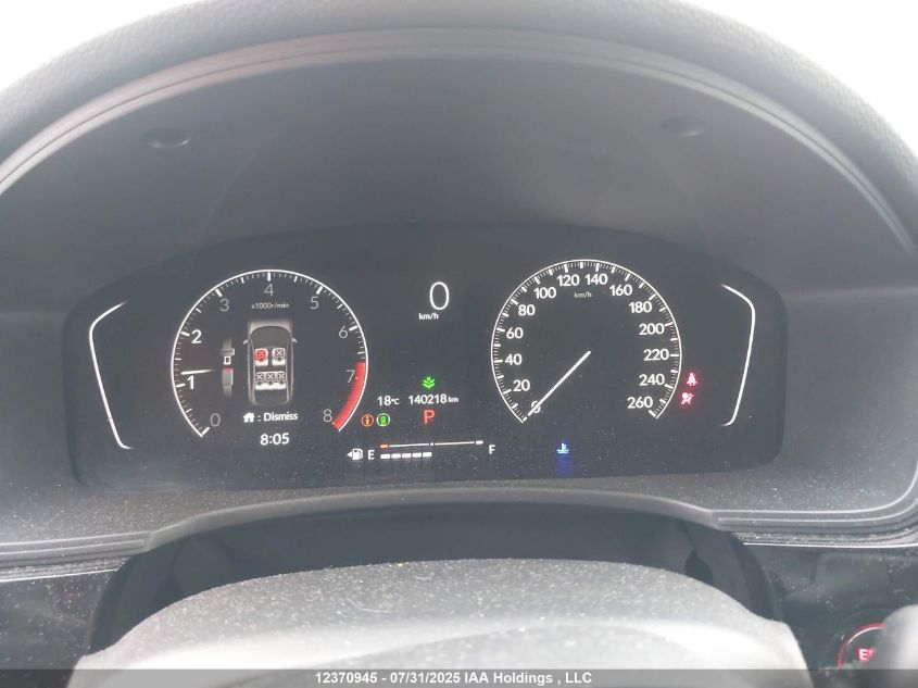 2024 Honda Civic VIN: 2HGFE2F25RH109127 Lot: 12370945