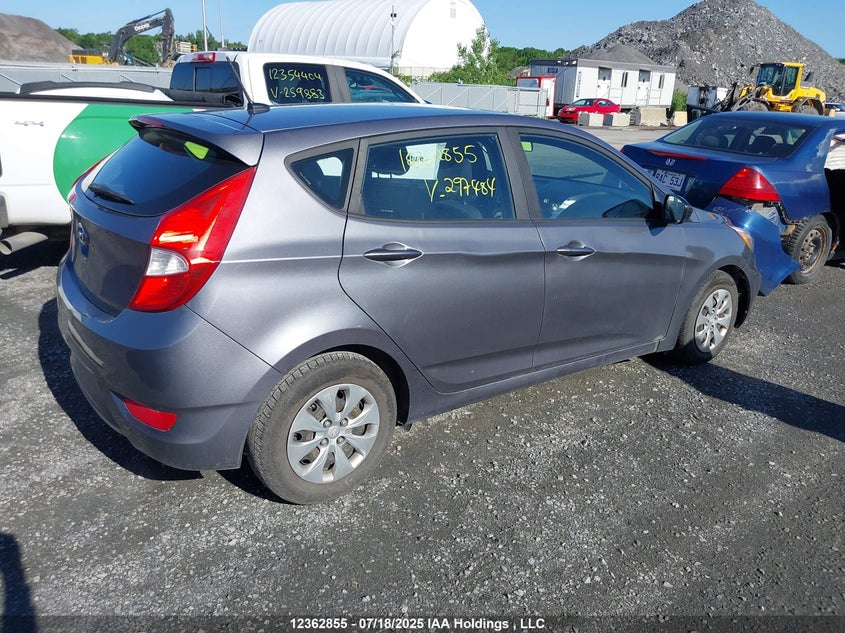 2016 Hyundai Accent Gl VIN: KMHCT5AE3GU297484 Lot: 12362855X