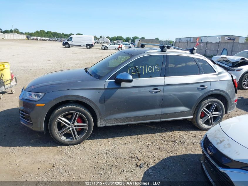 2018 Audi Sq5 VIN: WA1C4AFY6J2172571 Lot: 12371015