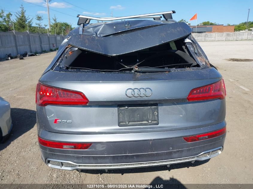 2018 Audi Sq5 VIN: WA1C4AFY6J2172571 Lot: 12371015