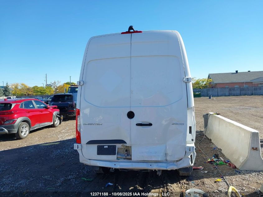 2022 Mercedes-Benz Sprinter 2500 VIN: W1Y4DBHY8NP483694 Lot: 12371188
