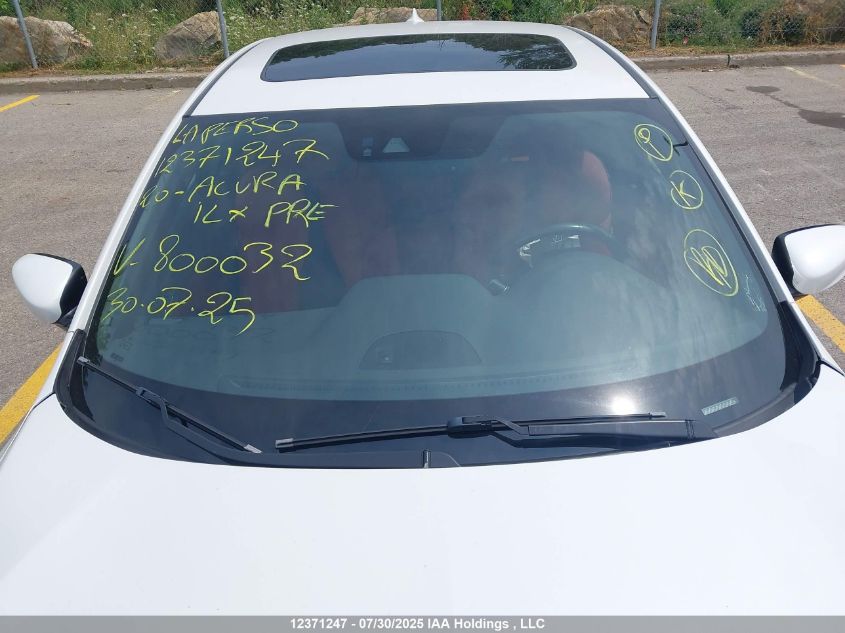2020 Acura Ilx Premium A-Spec/Tech A-Spec VIN: 19UDE2F87LA800032 Lot: 12371247