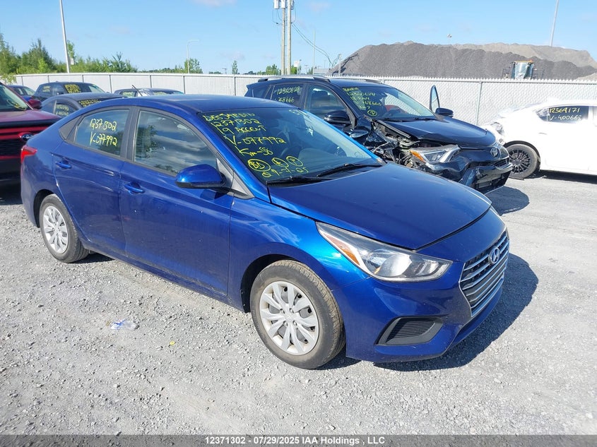 3KPC24A38KE077992 2019 Hyundai Accent Se/Sel auction photo 1