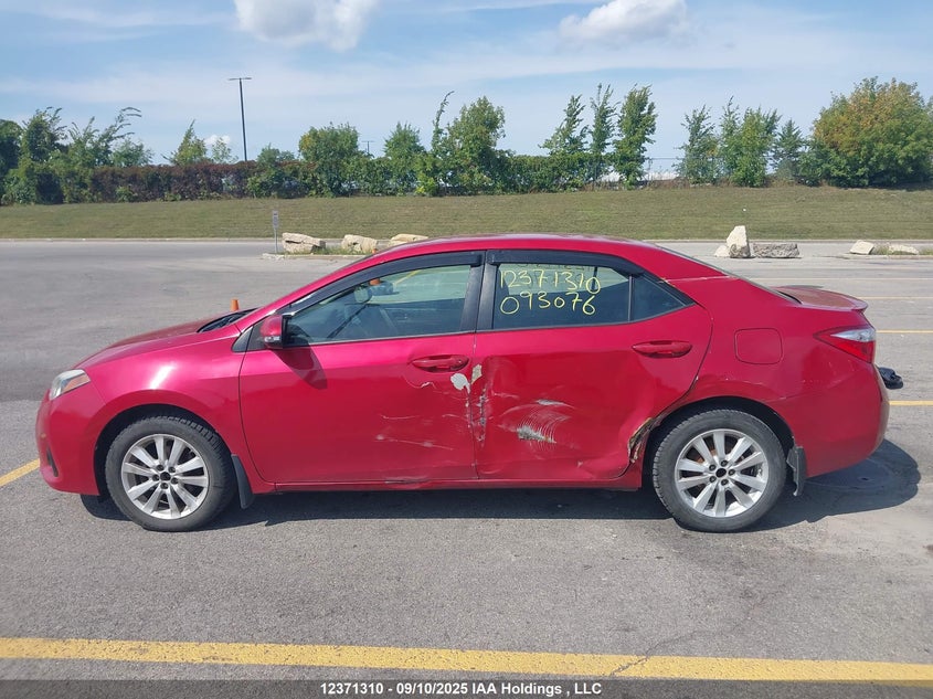 2014 Toyota Corolla VIN: 2T1BURHE3EC093076 Lot: 12371310