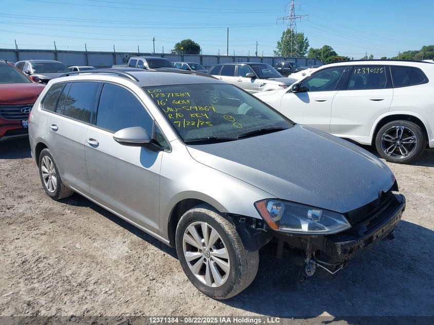 3VWC17AU8GM519869 2016 Volkswagen Golf Sportwagon 1.8 Tsi Comfortline/1.8 Tsi Highline/1.8 Tsi Trendline auction photo 1