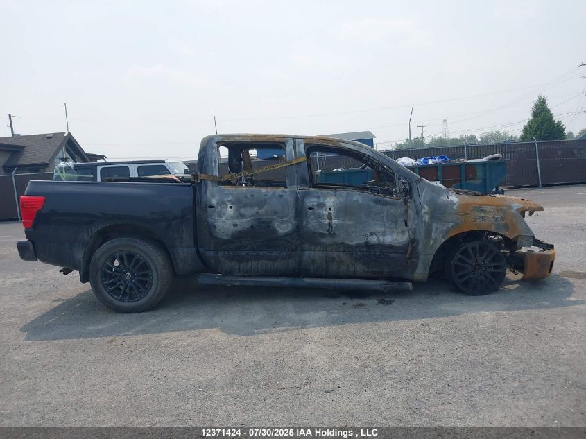 2018 Nissan Titan Platinum/Pro-4X/S/Sl Midnight Edition/Sv/Sv Midnight Edition VIN: 1N6AA1E59JN519884 Lot: 12371424