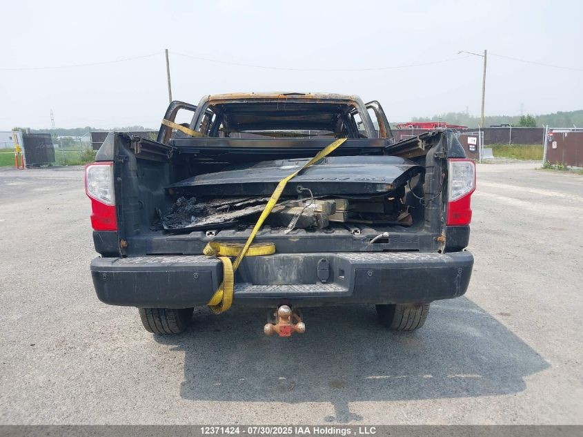 2018 Nissan Titan Platinum/Pro-4X/S/Sl Midnight Edition/Sv/Sv Midnight Edition VIN: 1N6AA1E59JN519884 Lot: 12371424