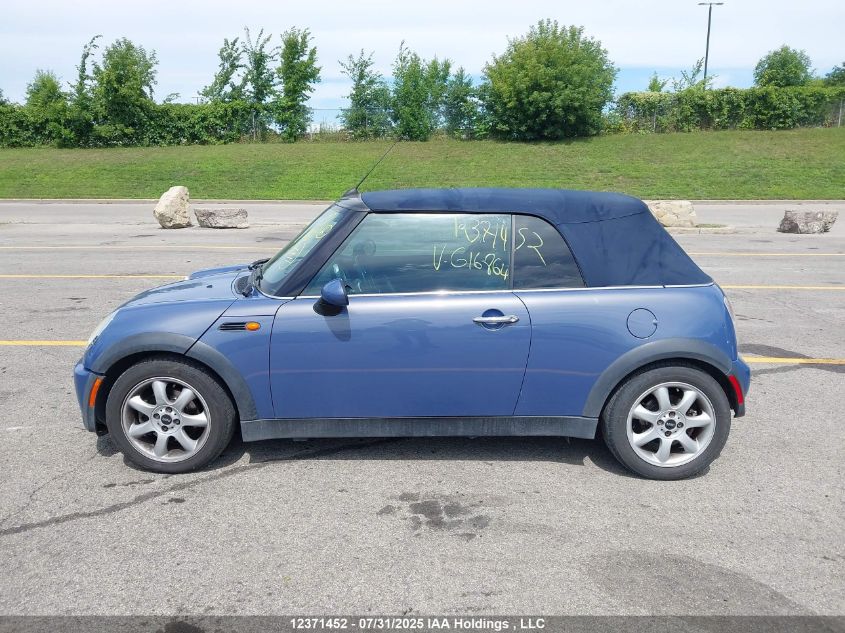 2007 Mini Cooper VIN: WMWRF33537TG16864 Lot: 12371452