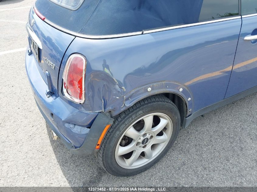 2007 Mini Cooper VIN: WMWRF33537TG16864 Lot: 12371452