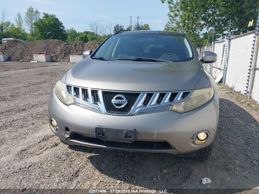 2009 Nissan Murano S/Sl/Le VIN: JN8AZ18W69W140514 Lot: 12371456