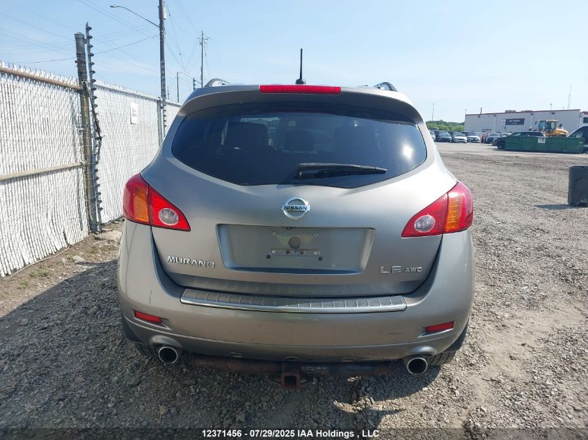 2009 Nissan Murano S/Sl/Le VIN: JN8AZ18W69W140514 Lot: 12371456