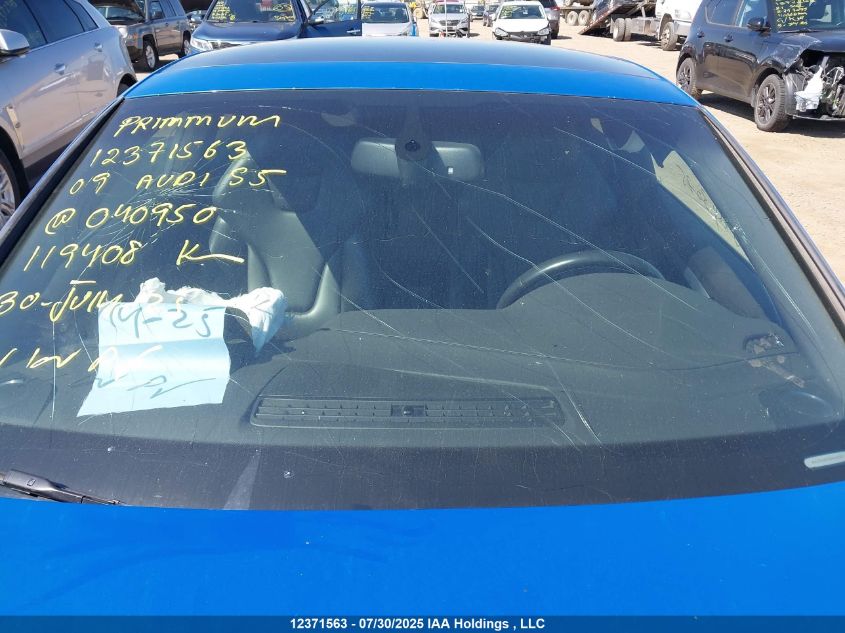 2009 Audi S5 4.2L VIN: WAURV68T99A040950 Lot: 12371563