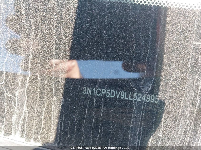 2020 Nissan Kicks Sr VIN: 3N1CP5DV9LL524995 Lot: 12371568