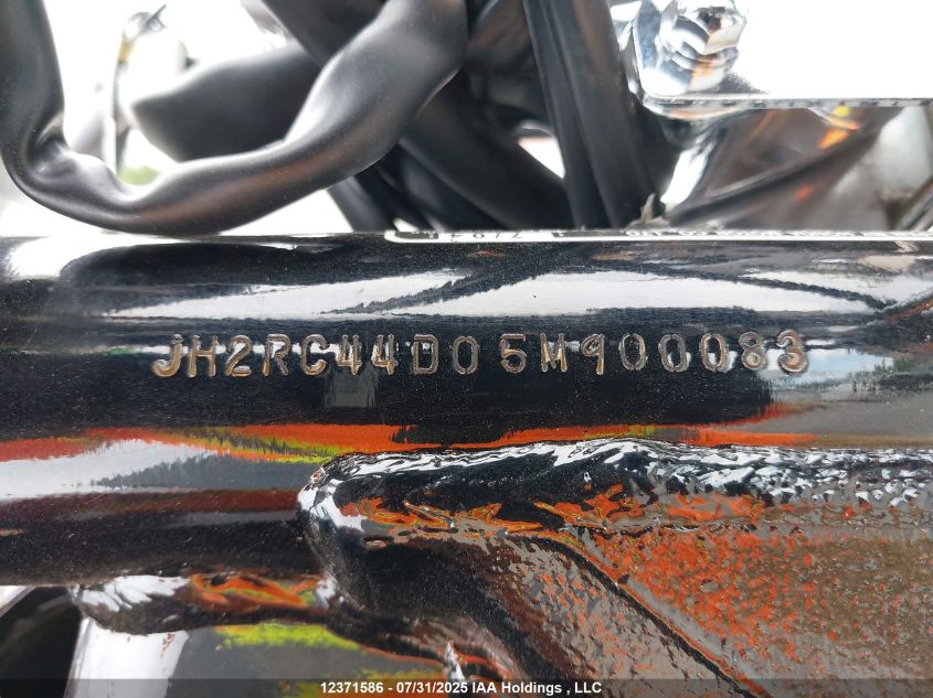 2005 Honda Vt750 Cd VIN: JH2RC44D05M900083 Lot: 12371586