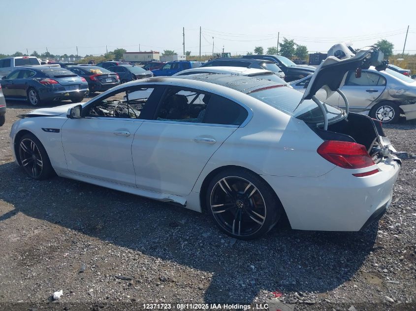 2013 BMW 650I Gran Coupe xDrive VIN: WBA6B4C59DDG67781 Lot: 12371723