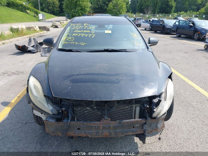 2010 Mazda Mazda6 Gs-I4 VIN: 1YVHZ8BH2A5M49477 Lot: 12371729