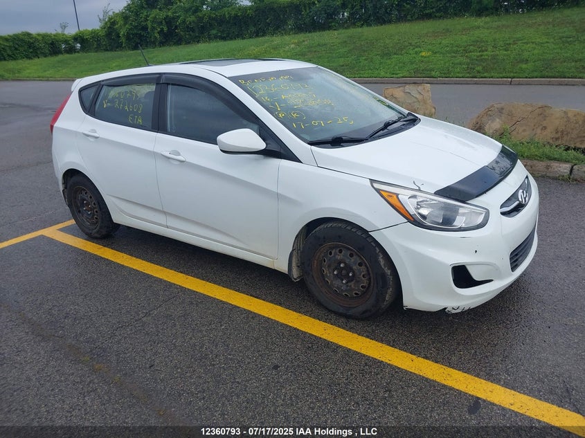 2016 Hyundai Accent Se VIN: KMHCT5AE2GU272608 Lot: 12360793X