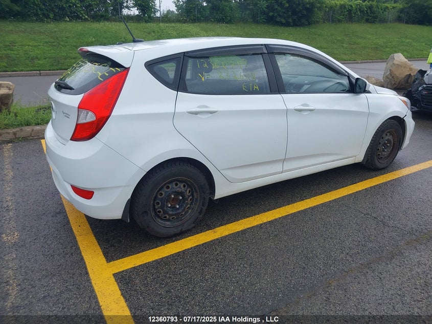 2016 Hyundai Accent Se VIN: KMHCT5AE2GU272608 Lot: 12360793X