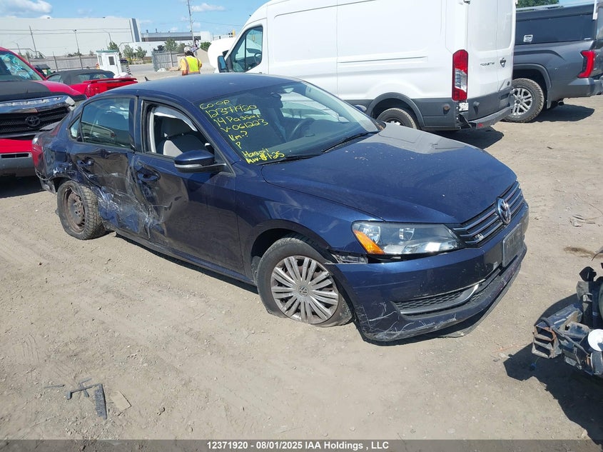 1VWAT7A34EC061223 2014 Volkswagen Passat 1.8T S auction photo 1