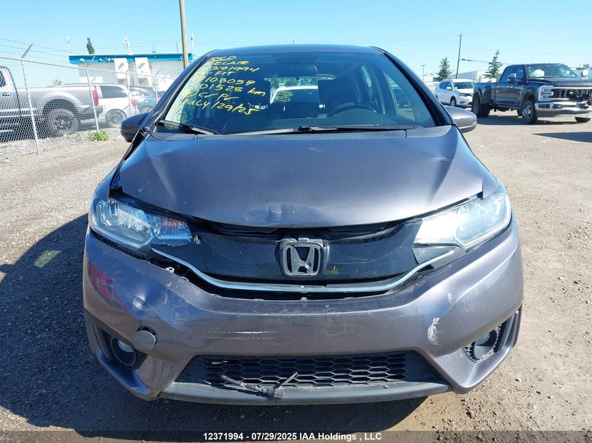 2017 Honda Fit 1.5 Ex exl Grey Lot 111012371994 Vin 3HGGK5H82HM103057
