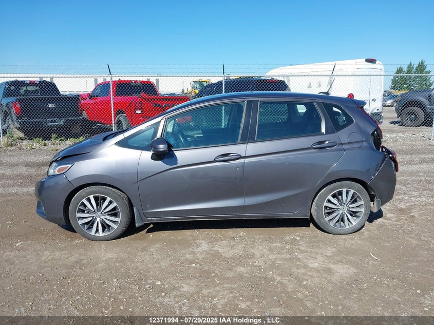 2017 Honda Fit 1.5 Ex exl Grey Lot 111012371994 Vin 3HGGK5H82HM103057