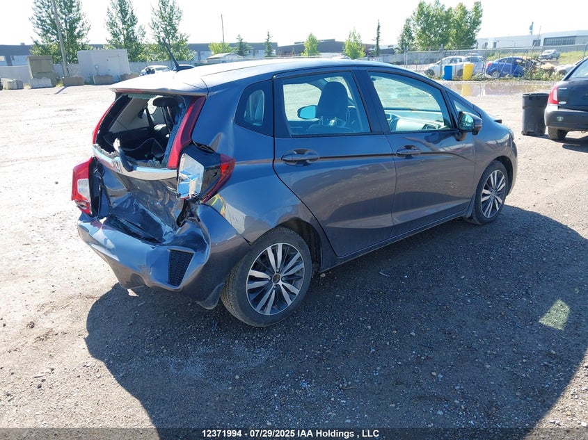2017 Honda Fit 1.5 Ex exl Grey Lot 111012371994 Vin 3HGGK5H82HM103057