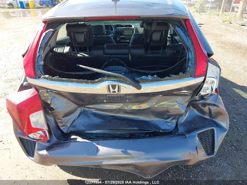 2017 Honda Fit 1.5 Ex exl Grey Lot 111012371994 Vin 3HGGK5H82HM103057