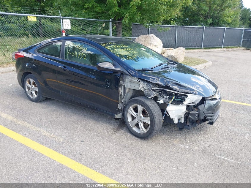 KMHDH6AE3DU011737 2013 Hyundai Elantra Coupe Gs/Se auction photo 1