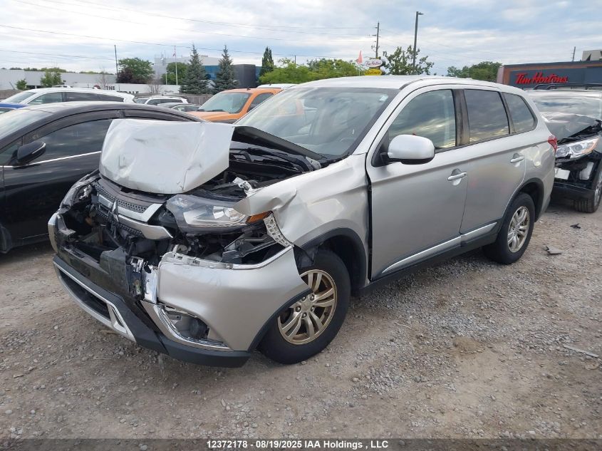 2019 Mitsubishi Outlander Es VIN: JA4AZ2A39KZ605271 Lot: 12372178