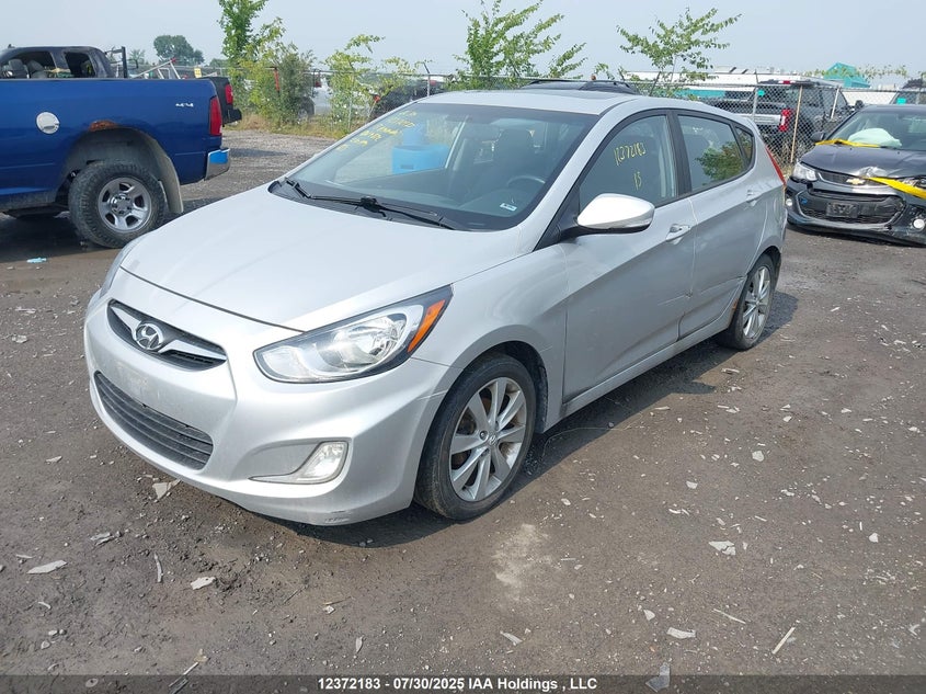 2013 Hyundai Accent Gls/Se VIN: KMHCU5AE0DU069872 Lot: 12372183