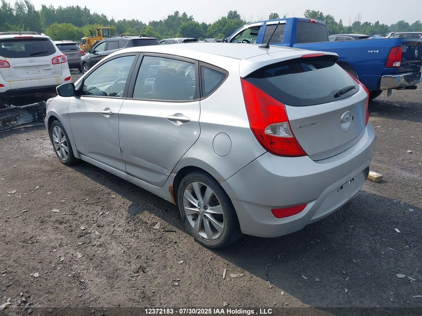 2013 Hyundai Accent Gls/Se VIN: KMHCU5AE0DU069872 Lot: 12372183