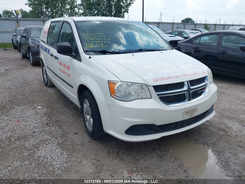2C4RDGBG5CR335473 2012 Dodge Grand Caravan Se auction photo 1
