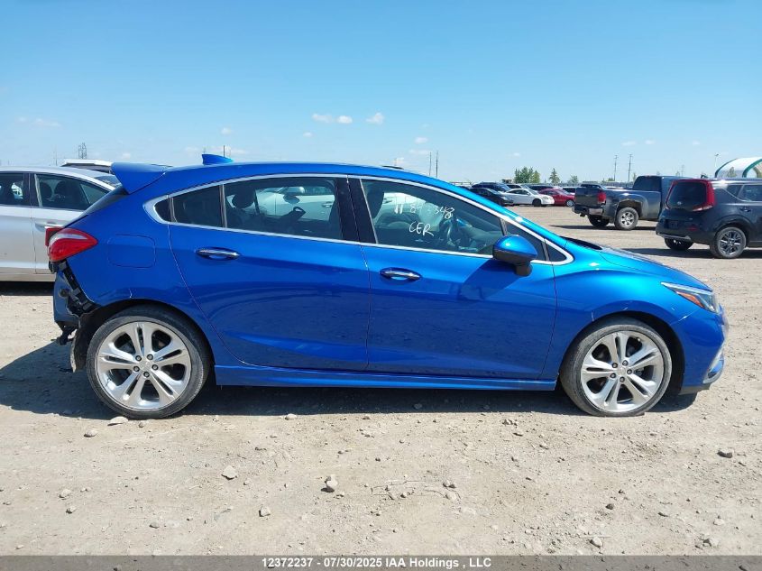 2018 Chevrolet Cruze Premier VIN: 3G1BF6SMXJS552540 Lot: 12372237