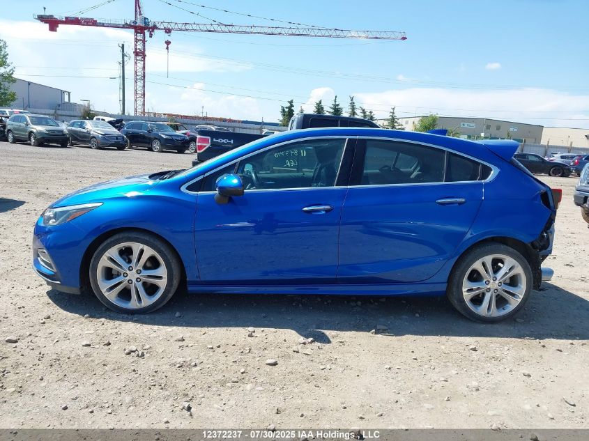 2018 Chevrolet Cruze Premier VIN: 3G1BF6SMXJS552540 Lot: 12372237