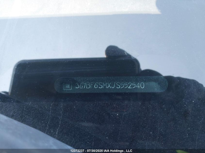 2018 Chevrolet Cruze Premier VIN: 3G1BF6SMXJS552540 Lot: 12372237