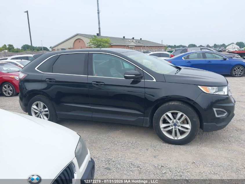 2015 Ford Edge Sel VIN: 2FMTK3J82FBB97687 Lot: 12372278