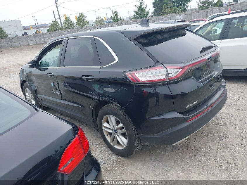 2015 Ford Edge Sel VIN: 2FMTK3J82FBB97687 Lot: 12372278