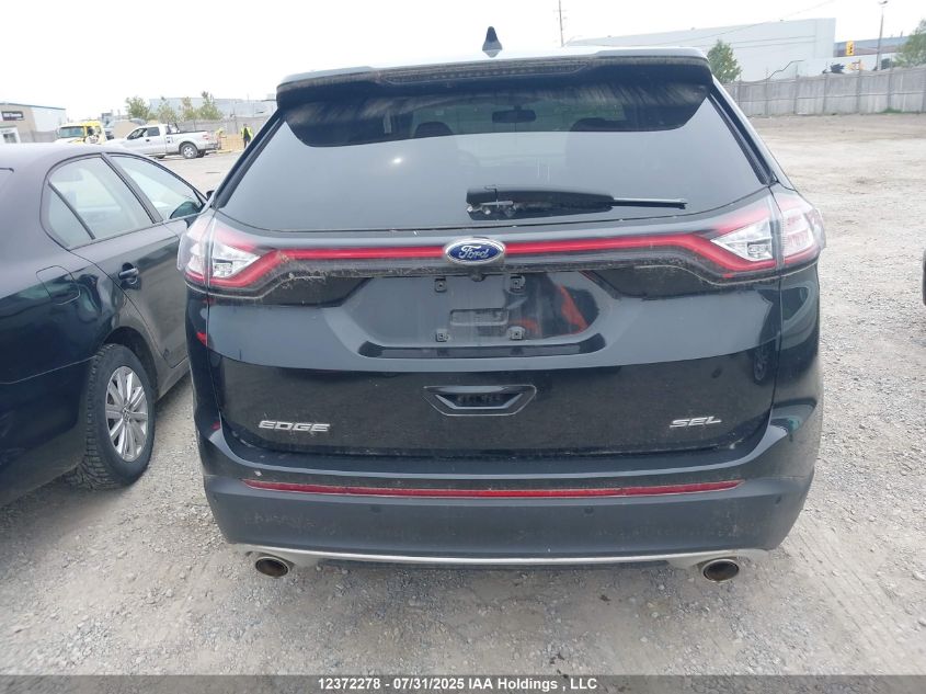 2015 Ford Edge Sel VIN: 2FMTK3J82FBB97687 Lot: 12372278