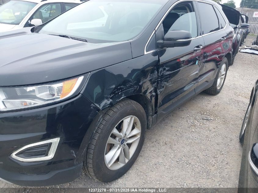 2015 Ford Edge Sel VIN: 2FMTK3J82FBB97687 Lot: 12372278