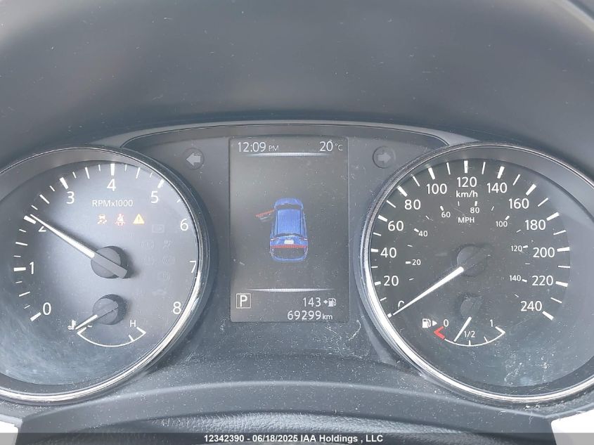 2017 Nissan Qashqai S/Sl/Sv VIN: JN1BJ1CRXHW122494 Lot: 12342390X