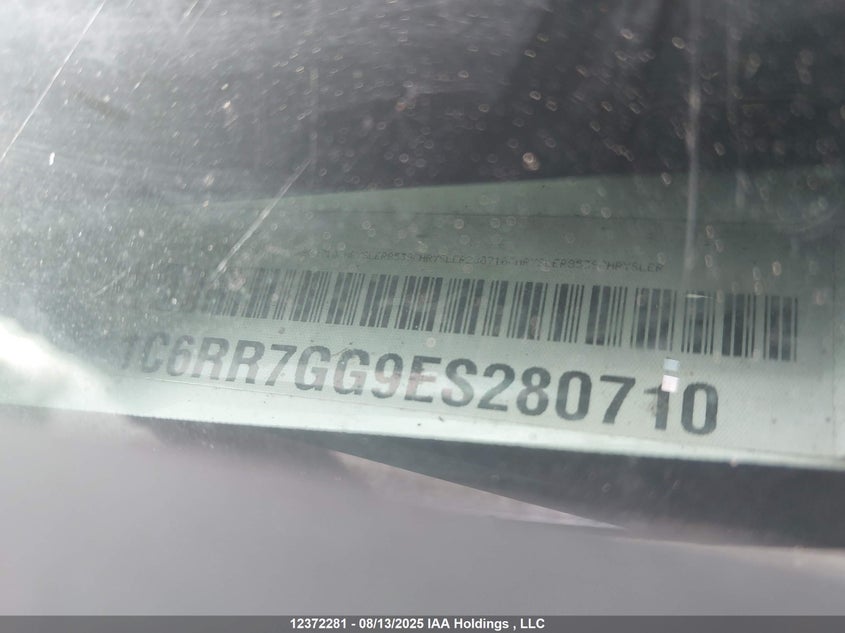 1C6RR7GG9ES280710 2014 RAM 1500 photo no. 19