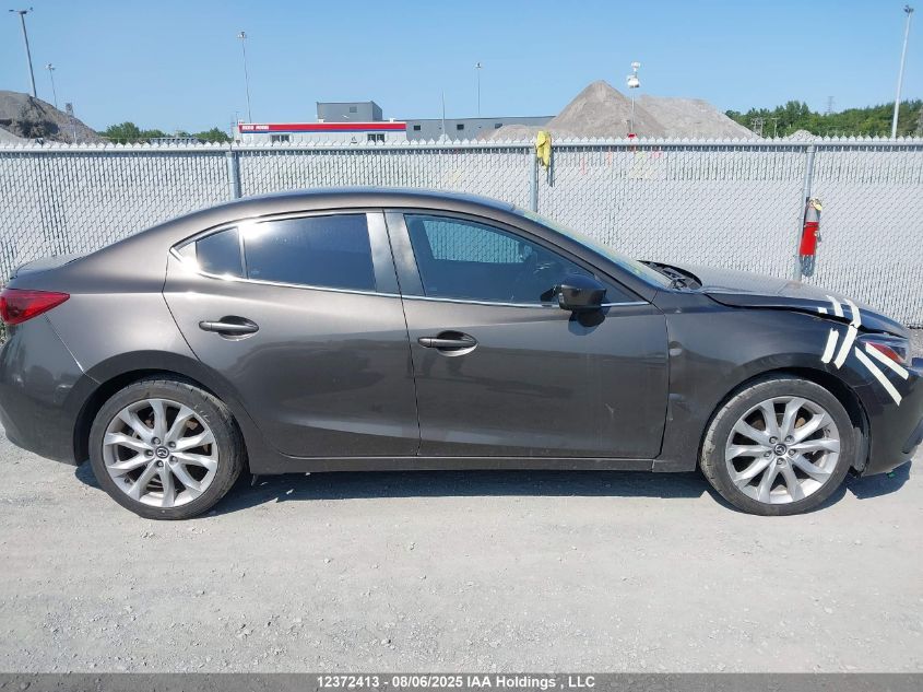 2014 Mazda 3 Grand Touring VIN: JM1BM1W3XE1160358 Lot: 12372413