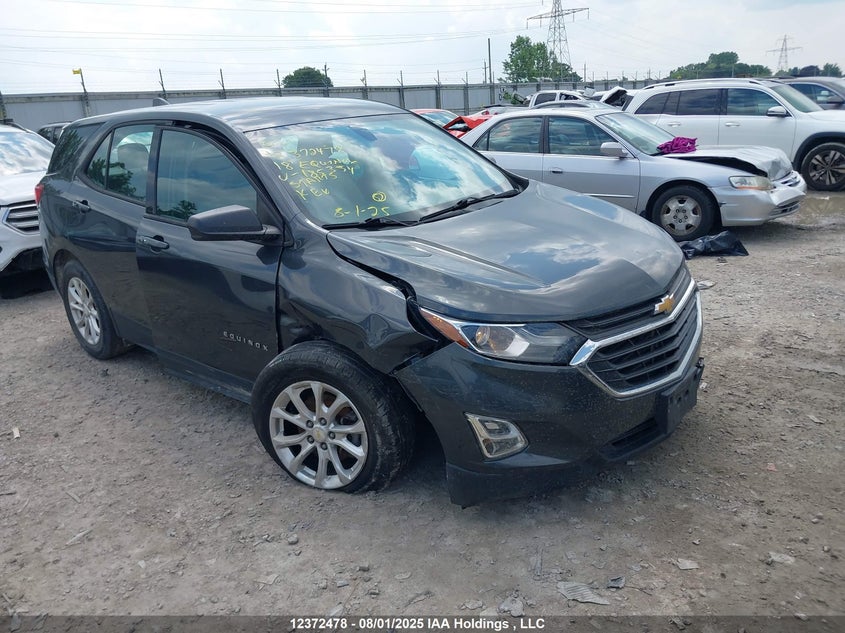 2GNAXHEVXJ6185354 2018 Chevrolet Equinox Ls auction photo 1