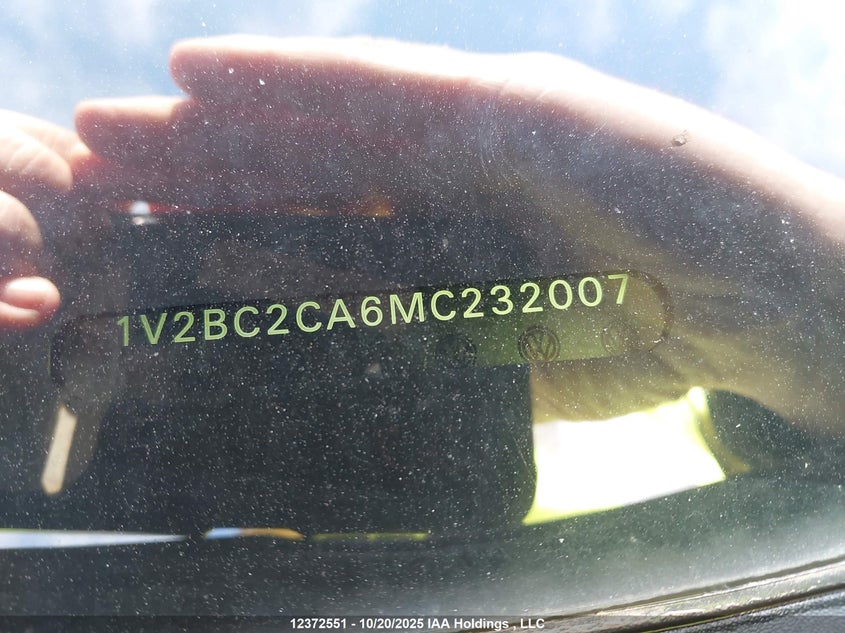 2021 Volkswagen Atlas Cross Sport VIN: 1V2BC2CA6MC232007 Lot: 12372551
