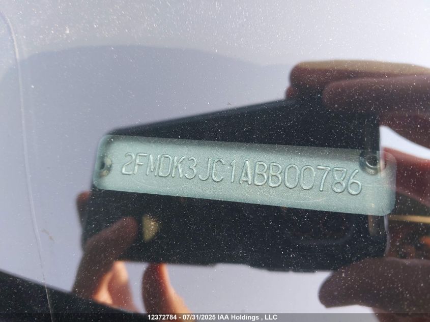 2010 Ford Edge Sel VIN: 2FMDK3JC1ABB00786 Lot: 12372784