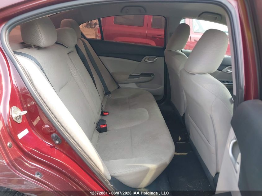 2013 Honda Civic Lx VIN: 2HGFB2F49DH004187 Lot: 12372881