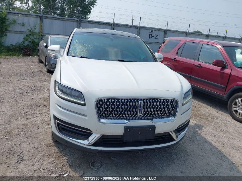 2020 Lincoln Nautilus Reserve VIN: 2LMPJ8K99LBL12634 Lot: 12372930